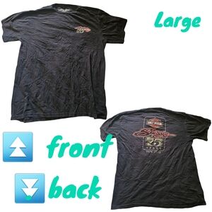 HARLEY DAVIDSON 75TH ANNIVERSARY STURGIS Motorcyle Biker Graphic Tee MEN Large